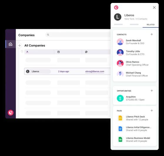Copper feature to handle contacts