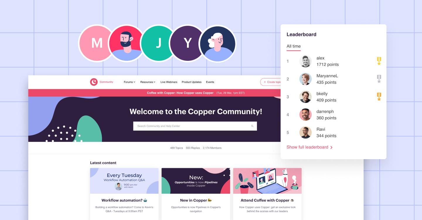 Featured image: Building the Copper Community: Looking back at our first year