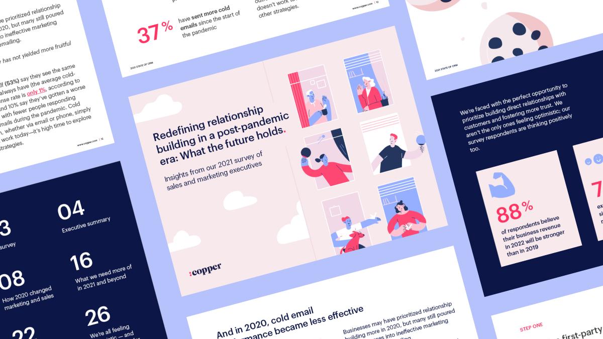 Featured image: Survey: Customer-relationship building in 2021 | Copper CRM