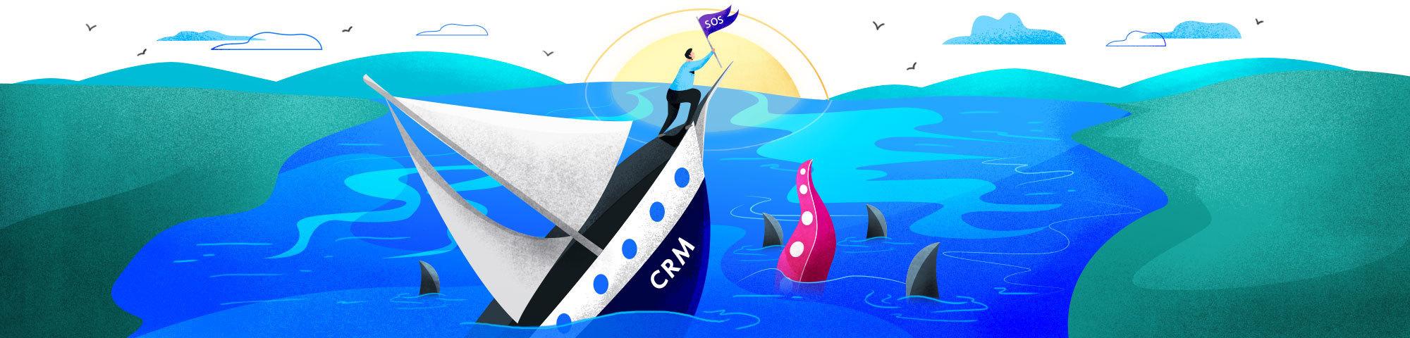 Featured image: Is This Debilitating Problem with CRMs Sinking Your Sales Team?