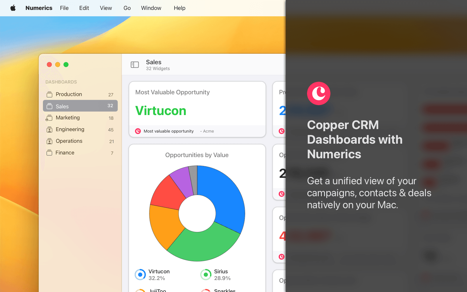 Numerics screenshot