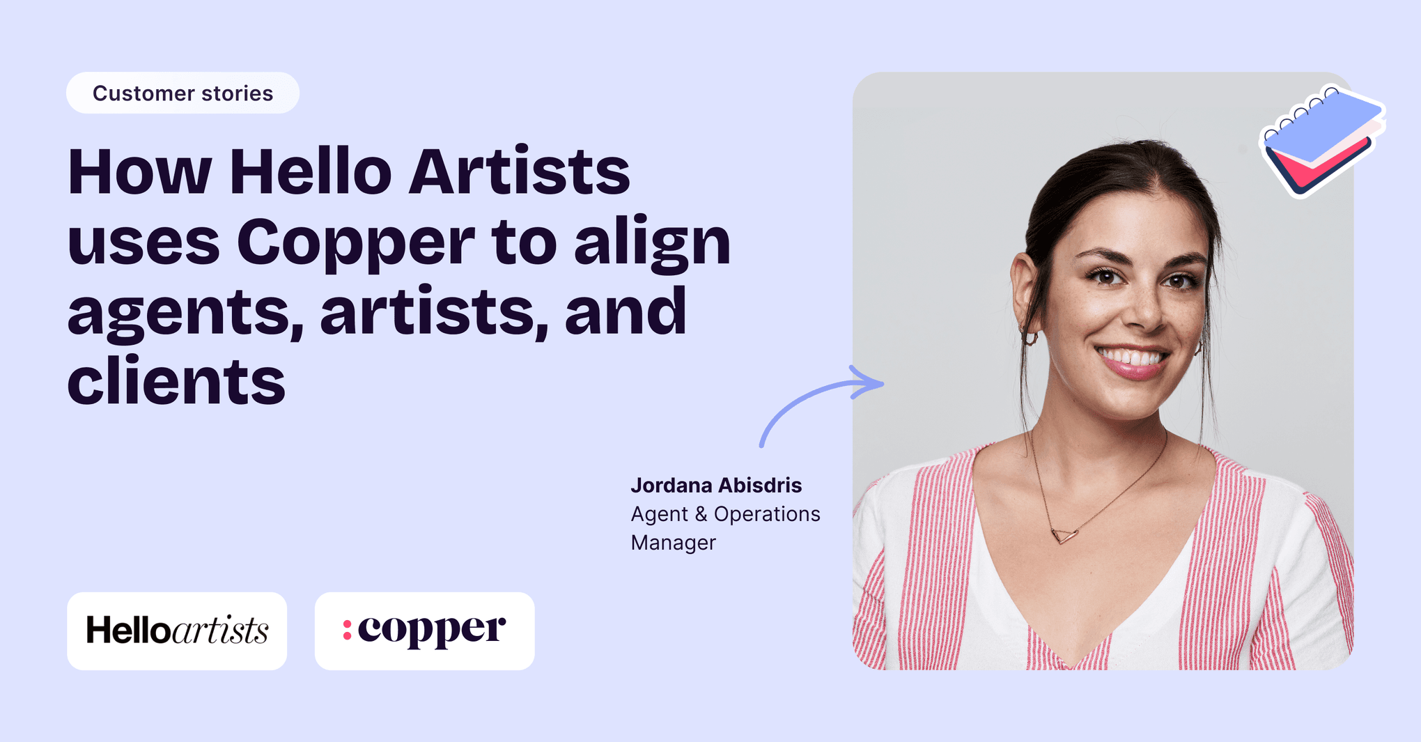 Featured image: How Hello Artists uses Copper to align agents, artists, and clients